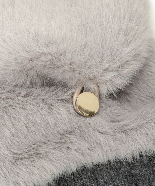 ITS'DEMO / イッツデモ 手袋 | ファーかぶせミトン | 詳細5