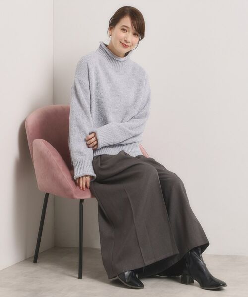 ITS'DEMO / イッツデモ ニット・セーター | 【手洗い可】ベロアモールニット | 詳細12