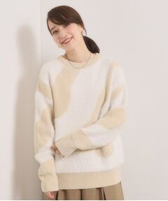 ITS'DEMO / イッツデモ ニット・セーター | 【手洗い可】モール×シャギーニット