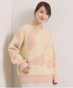 ITS'DEMO / イッツデモ ニット・セーター | 【手洗い可】モール×シャギーニット