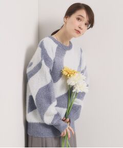 ITS'DEMO / イッツデモ ニット・セーター | 【手洗い可】モール×シャギーニット