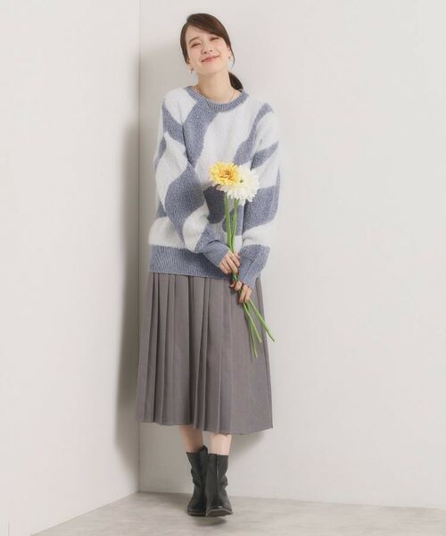 ITS'DEMO / イッツデモ ニット・セーター | 【手洗い可】モール×シャギーニット | 詳細11