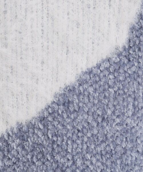 ITS'DEMO / イッツデモ ニット・セーター | 【手洗い可】モール×シャギーニット | 詳細12