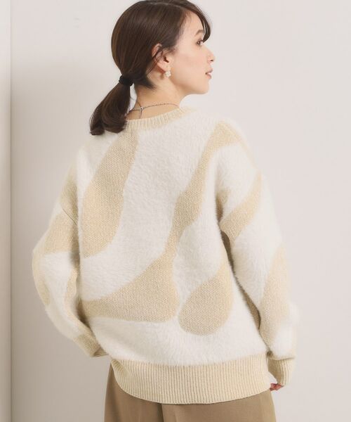 ITS'DEMO / イッツデモ ニット・セーター | 【手洗い可】モール×シャギーニット | 詳細2