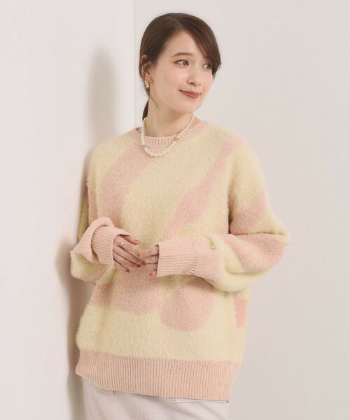 ITS'DEMO / イッツデモ ニット・セーター | 【手洗い可】モール×シャギーニット | 詳細5