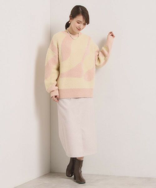 ITS'DEMO / イッツデモ ニット・セーター | 【手洗い可】モール×シャギーニット | 詳細7