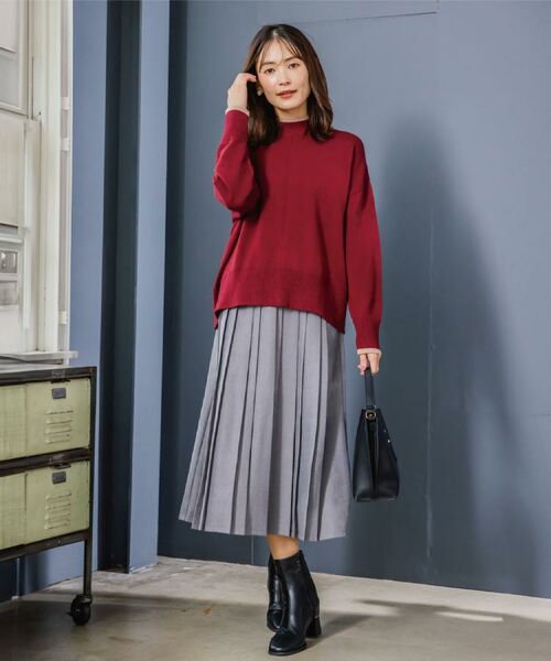 ITS'DEMO / イッツデモ ニット・セーター | 【手洗い可】ダブルジャカード編みニット | 詳細1