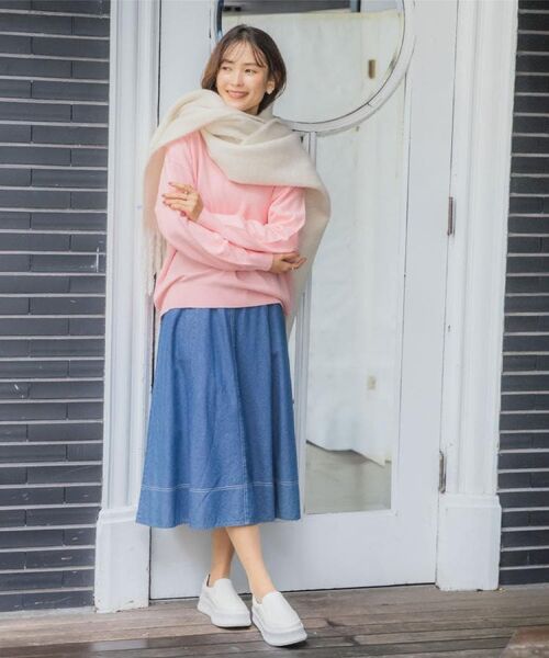 ITS'DEMO / イッツデモ ニット・セーター | 【静電気防止／手洗い可】クリーミータッチVネックニット | 詳細27