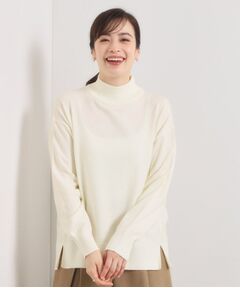 ITS'DEMO / イッツデモ ニット・セーター | 【静電気防止／手洗い可】クリーミータッチハイネックニット