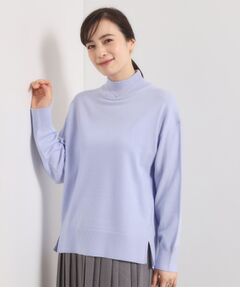 ITS'DEMO / イッツデモ ニット・セーター | 【静電気防止／手洗い可】クリーミータッチハイネックニット