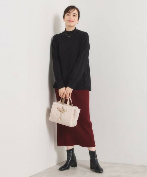 ITS'DEMO / イッツデモ ニット・セーター | 【静電気防止／手洗い可】クリーミータッチハイネックニット | 詳細10