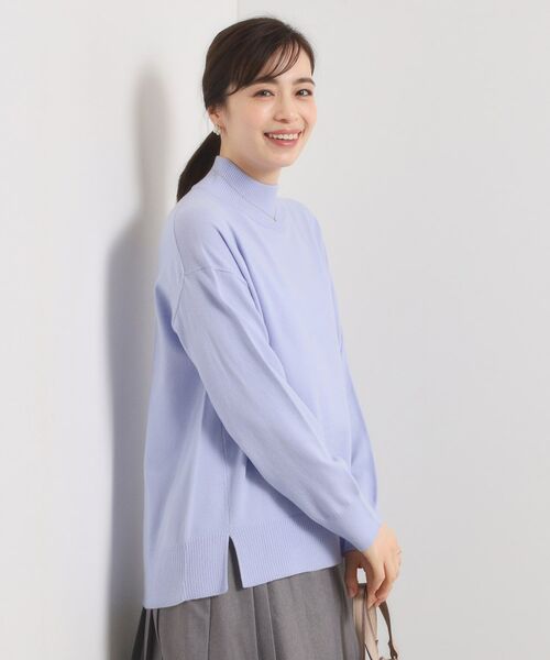 ITS'DEMO / イッツデモ ニット・セーター | 【静電気防止／手洗い可】クリーミータッチハイネックニット | 詳細12