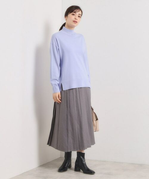 ITS'DEMO / イッツデモ ニット・セーター | 【静電気防止／手洗い可】クリーミータッチハイネックニット | 詳細13