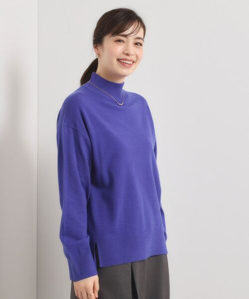 ITS'DEMO / イッツデモ ニット・セーター | 【静電気防止／手洗い可】クリーミータッチハイネックニット | 詳細17