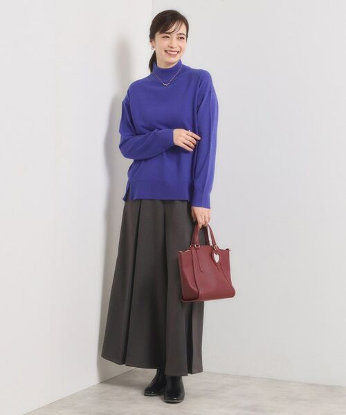 ITS'DEMO / イッツデモ ニット・セーター | 【静電気防止／手洗い可】クリーミータッチハイネックニット | 詳細18