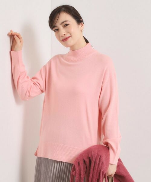 ITS'DEMO / イッツデモ ニット・セーター | 【静電気防止／手洗い可】クリーミータッチハイネックニット | 詳細20