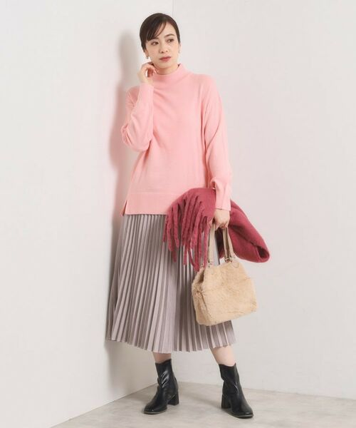 ITS'DEMO / イッツデモ ニット・セーター | 【静電気防止／手洗い可】クリーミータッチハイネックニット | 詳細21