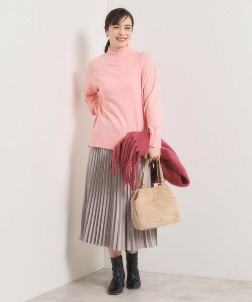 ITS'DEMO / イッツデモ ニット・セーター | 【静電気防止／手洗い可】クリーミータッチハイネックニット | 詳細22