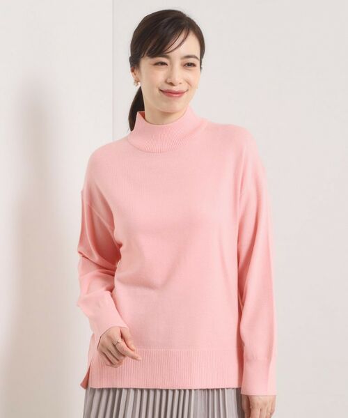 ITS'DEMO / イッツデモ ニット・セーター | 【静電気防止／手洗い可】クリーミータッチハイネックニット | 詳細24