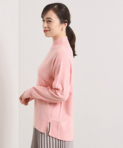 ITS'DEMO / イッツデモ ニット・セーター | 【静電気防止／手洗い可】クリーミータッチハイネックニット | 詳細25