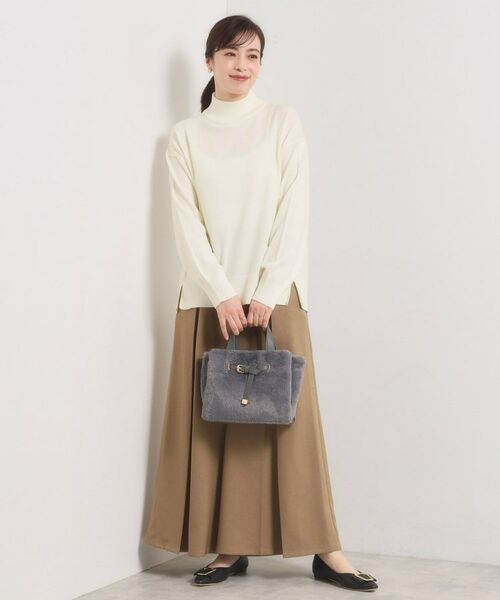 ITS'DEMO / イッツデモ ニット・セーター | 【静電気防止／手洗い可】クリーミータッチハイネックニット | 詳細6