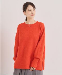 ITS'DEMO / イッツデモ ニット・セーター | 【洗濯機OK】ミックスヤーンクルーニット