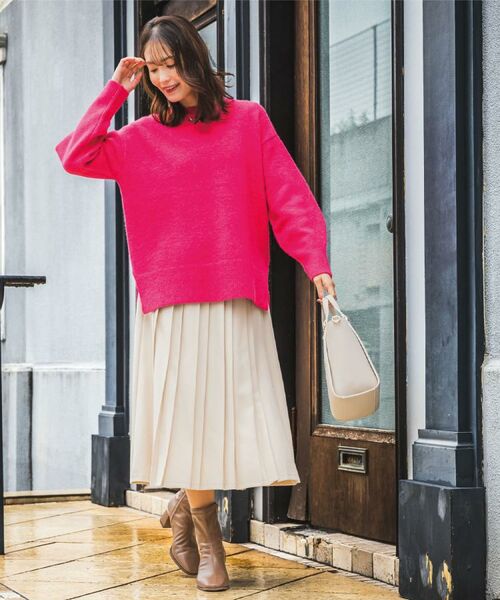 ITS'DEMO / イッツデモ ニット・セーター | 【洗濯機OK】ミックスヤーンクルーニット | 詳細3