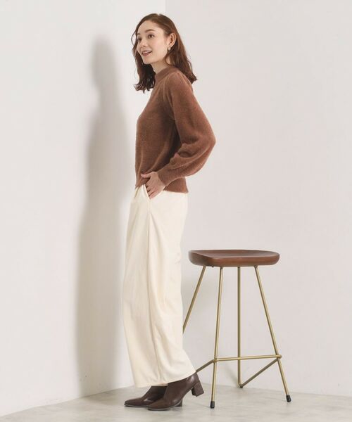 ITS'DEMO / イッツデモ ニット・セーター | 【手洗い可】フェザーヤーンパフスリーブニット | 詳細10
