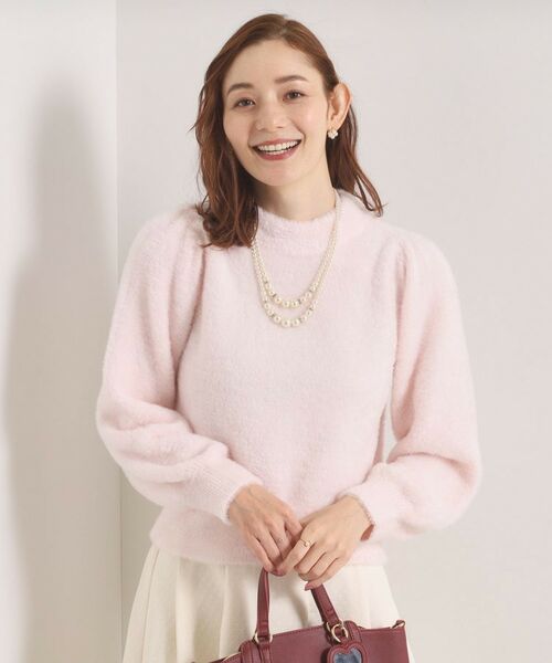 ITS'DEMO / イッツデモ ニット・セーター | 【手洗い可】フェザーヤーンパフスリーブニット | 詳細12