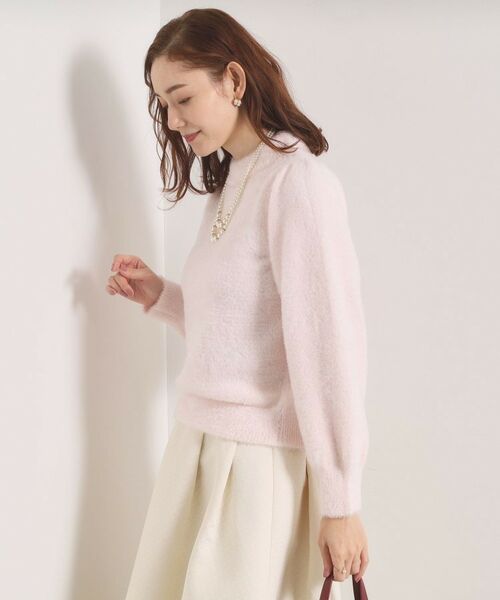 ITS'DEMO / イッツデモ ニット・セーター | 【手洗い可】フェザーヤーンパフスリーブニット | 詳細13