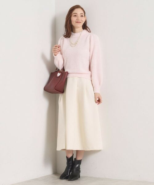 ITS'DEMO / イッツデモ ニット・セーター | 【手洗い可】フェザーヤーンパフスリーブニット | 詳細14