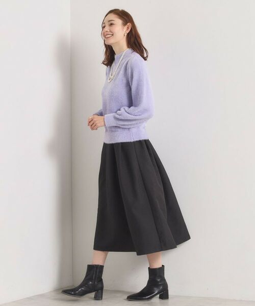 ITS'DEMO / イッツデモ ニット・セーター | 【手洗い可】フェザーヤーンパフスリーブニット | 詳細18