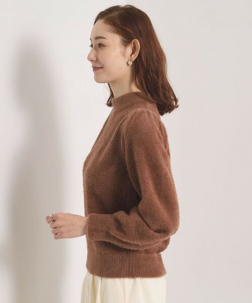 ITS'DEMO / イッツデモ ニット・セーター | 【手洗い可】フェザーヤーンパフスリーブニット | 詳細21