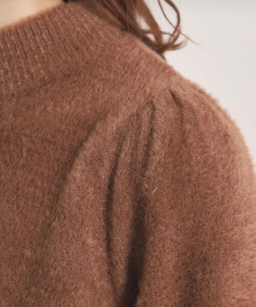 ITS'DEMO / イッツデモ ニット・セーター | 【手洗い可】フェザーヤーンパフスリーブニット | 詳細25