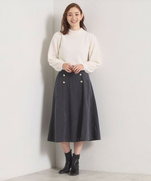 ITS'DEMO / イッツデモ ニット・セーター | 【手洗い可】フェザーヤーンパフスリーブニット | 詳細6