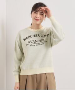 ITS'DEMO / イッツデモ ニット・セーター | 【手洗い可】アーチロゴニット