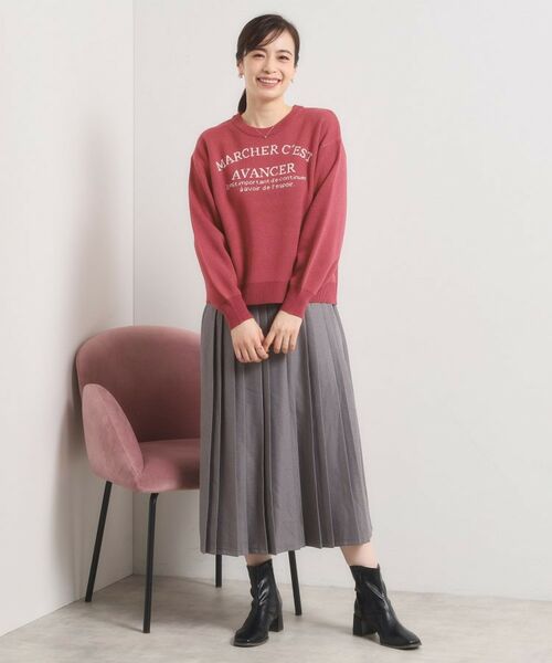 ITS'DEMO / イッツデモ ニット・セーター | 【手洗い可】アーチロゴニット | 詳細10