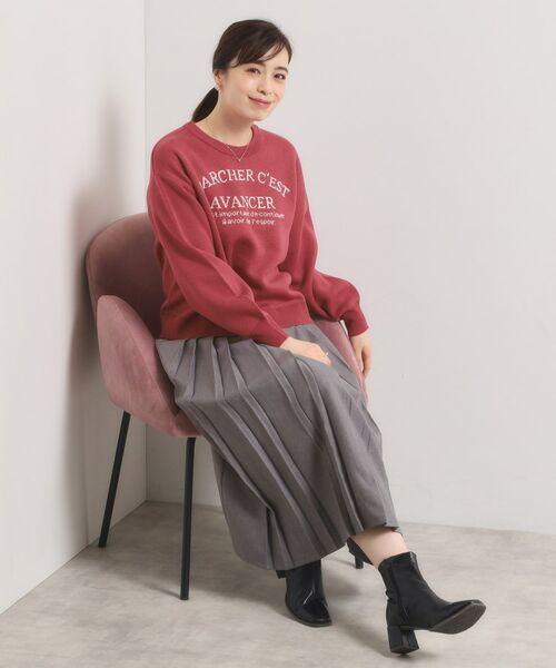 ITS'DEMO / イッツデモ ニット・セーター | 【手洗い可】アーチロゴニット | 詳細11