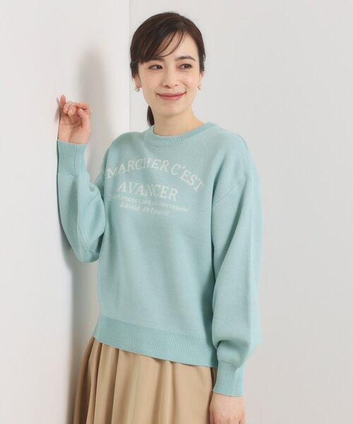 ITS'DEMO / イッツデモ ニット・セーター | 【手洗い可】アーチロゴニット | 詳細5