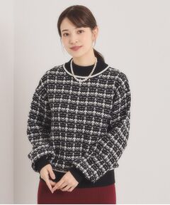 ITS'DEMO / イッツデモ ニット・セーター | 【手洗い可】ツイードニット