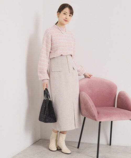 ITS'DEMO / イッツデモ ニット・セーター | 【手洗い可】ツイードニット | 詳細16