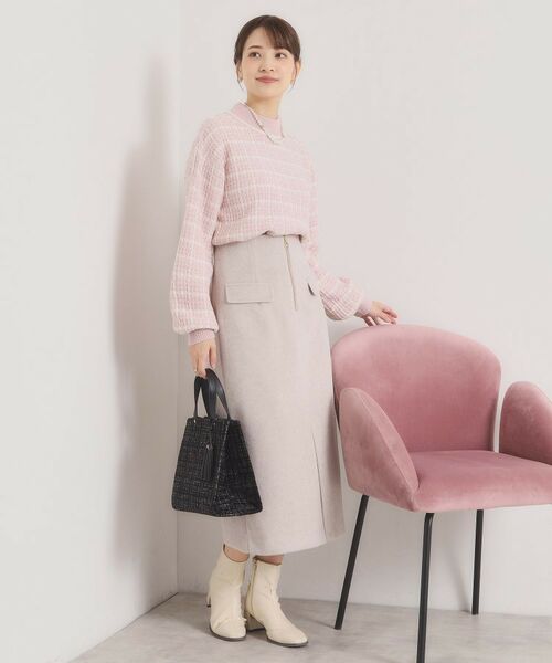 ITS'DEMO / イッツデモ ニット・セーター | 【手洗い可】ツイードニット | 詳細17