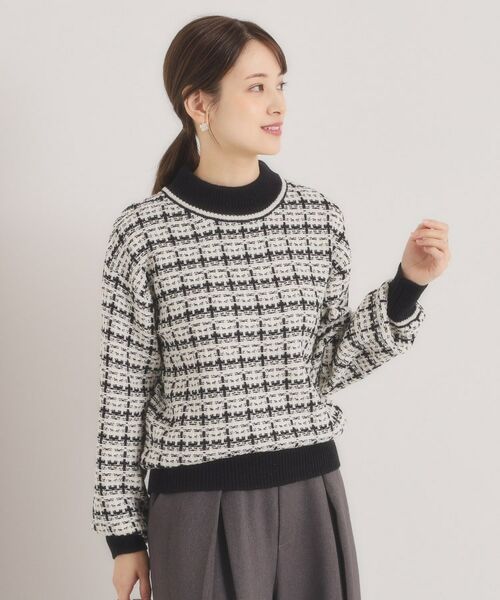 ITS'DEMO / イッツデモ ニット・セーター | 【手洗い可】ツイードニット | 詳細3