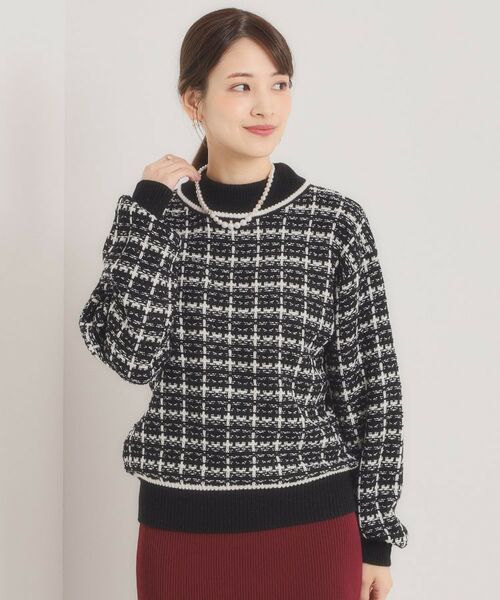 ITS'DEMO / イッツデモ ニット・セーター | 【手洗い可】ツイードニット | 詳細7