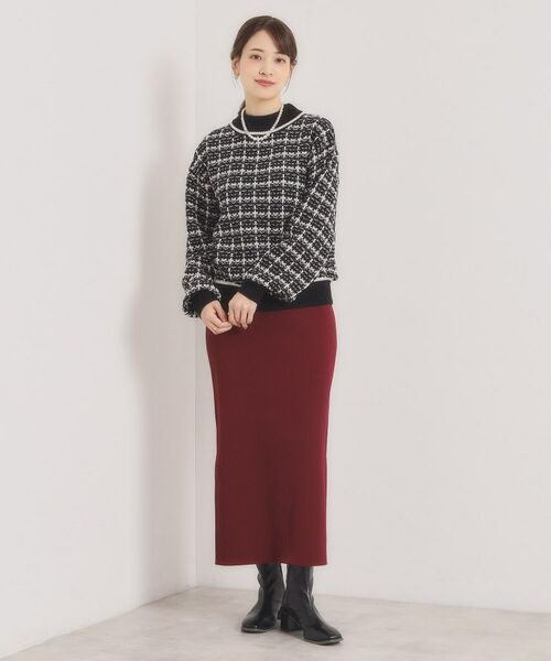 ITS'DEMO / イッツデモ ニット・セーター | 【手洗い可】ツイードニット | 詳細8