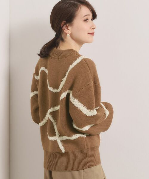 ITS'DEMO / イッツデモ ニット・セーター | 【手洗い可】ニュアンス柄ニット | 詳細10