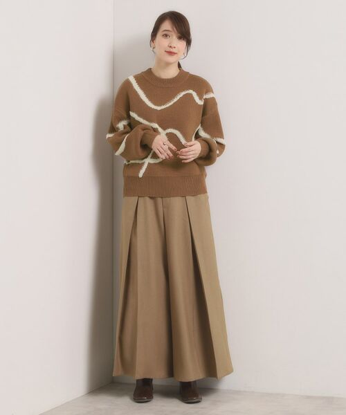 ITS'DEMO / イッツデモ ニット・セーター | 【手洗い可】ニュアンス柄ニット | 詳細11