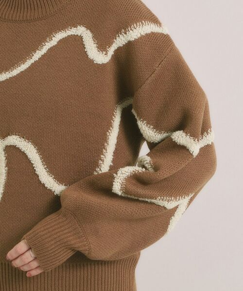 ITS'DEMO / イッツデモ ニット・セーター | 【手洗い可】ニュアンス柄ニット | 詳細17