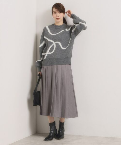 ITS'DEMO / イッツデモ ニット・セーター | 【手洗い可】ニュアンス柄ニット | 詳細3