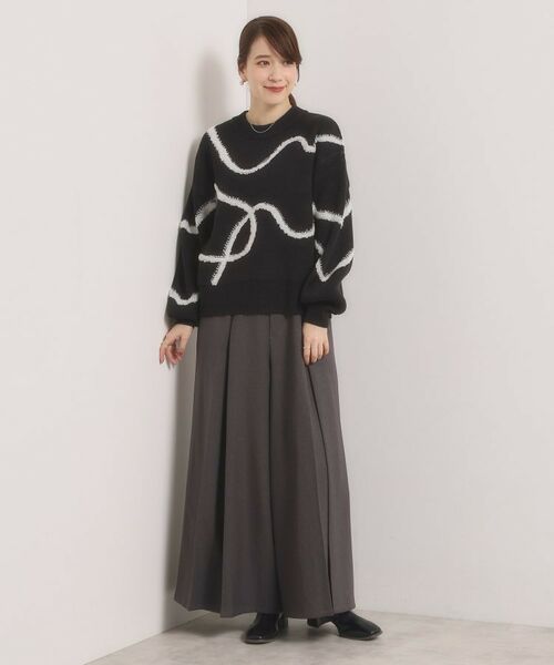 ITS'DEMO / イッツデモ ニット・セーター | 【手洗い可】ニュアンス柄ニット | 詳細7